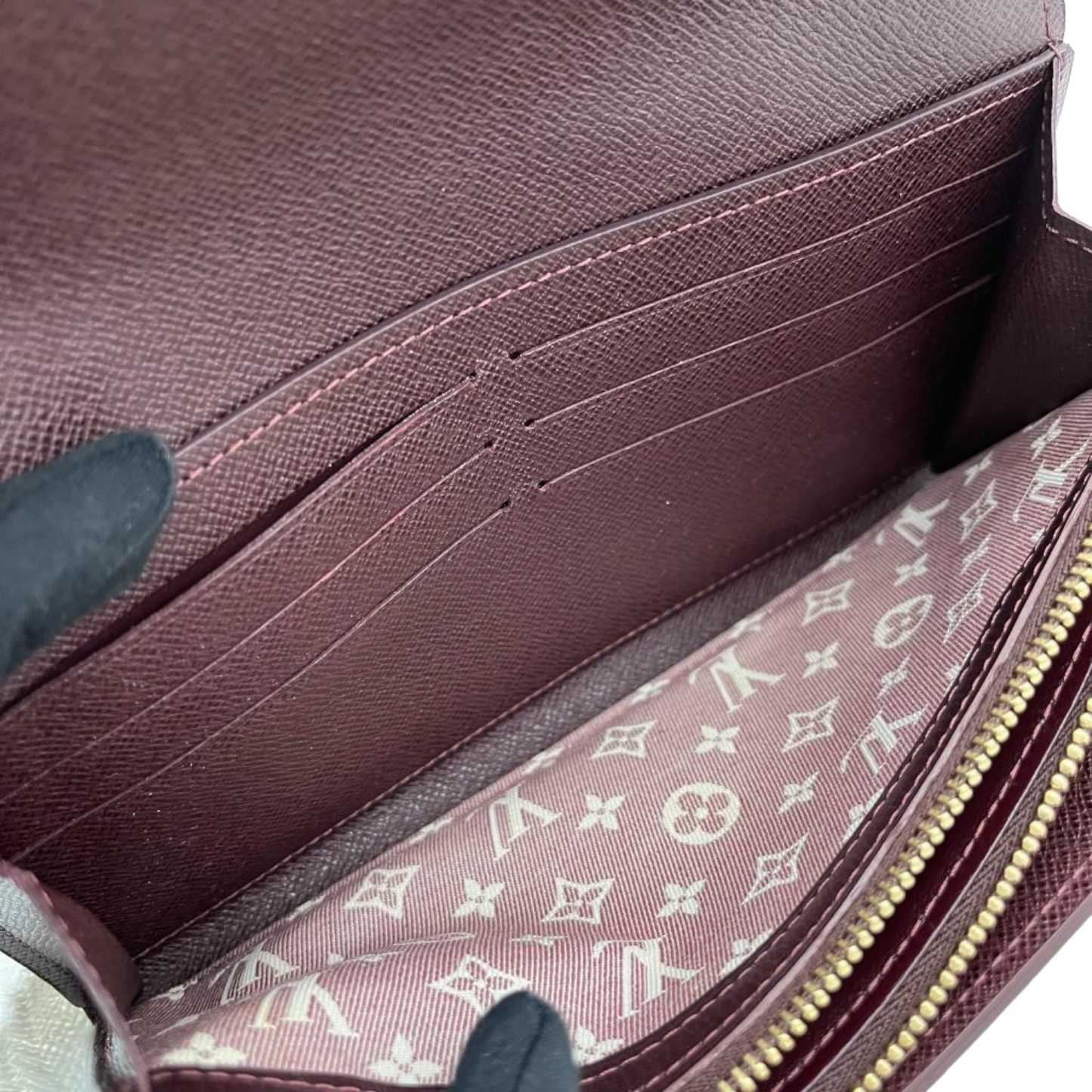 Louis-Vuitton Mini lin long Wallet