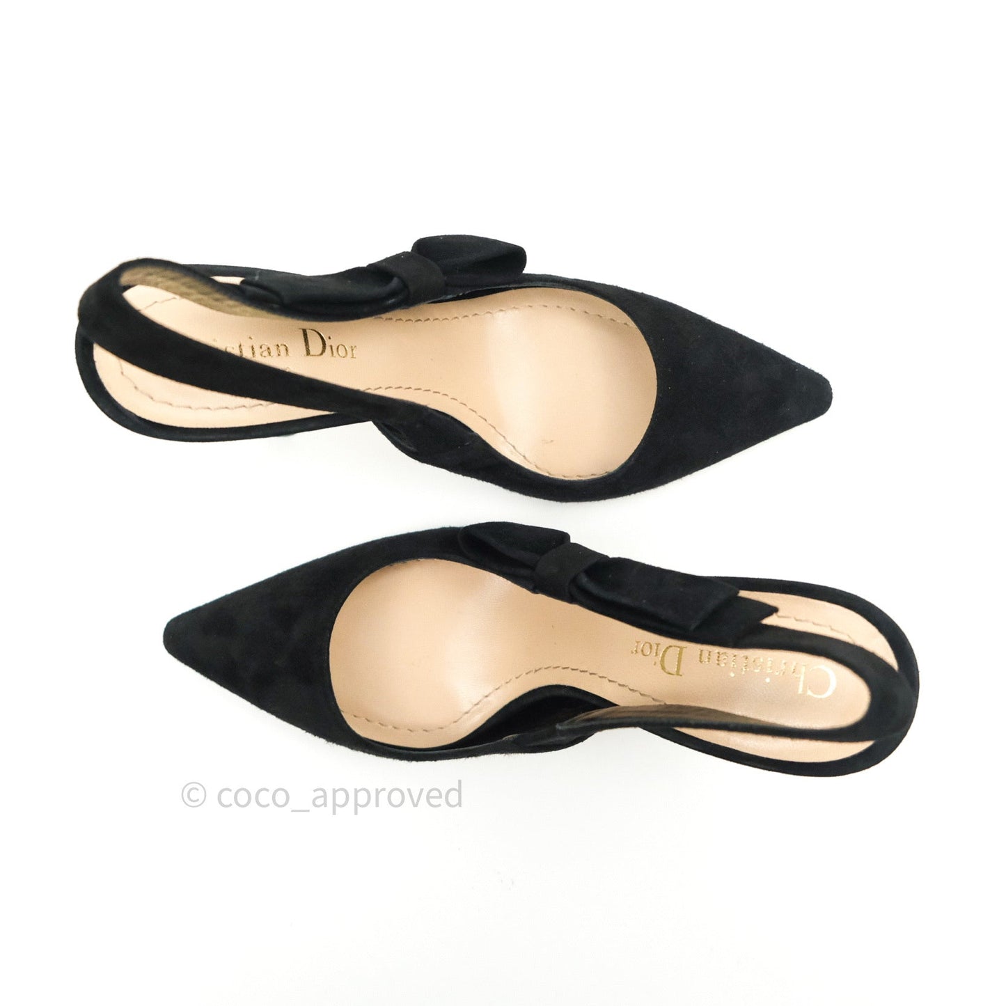 Dior Suede Black Heels Size 36