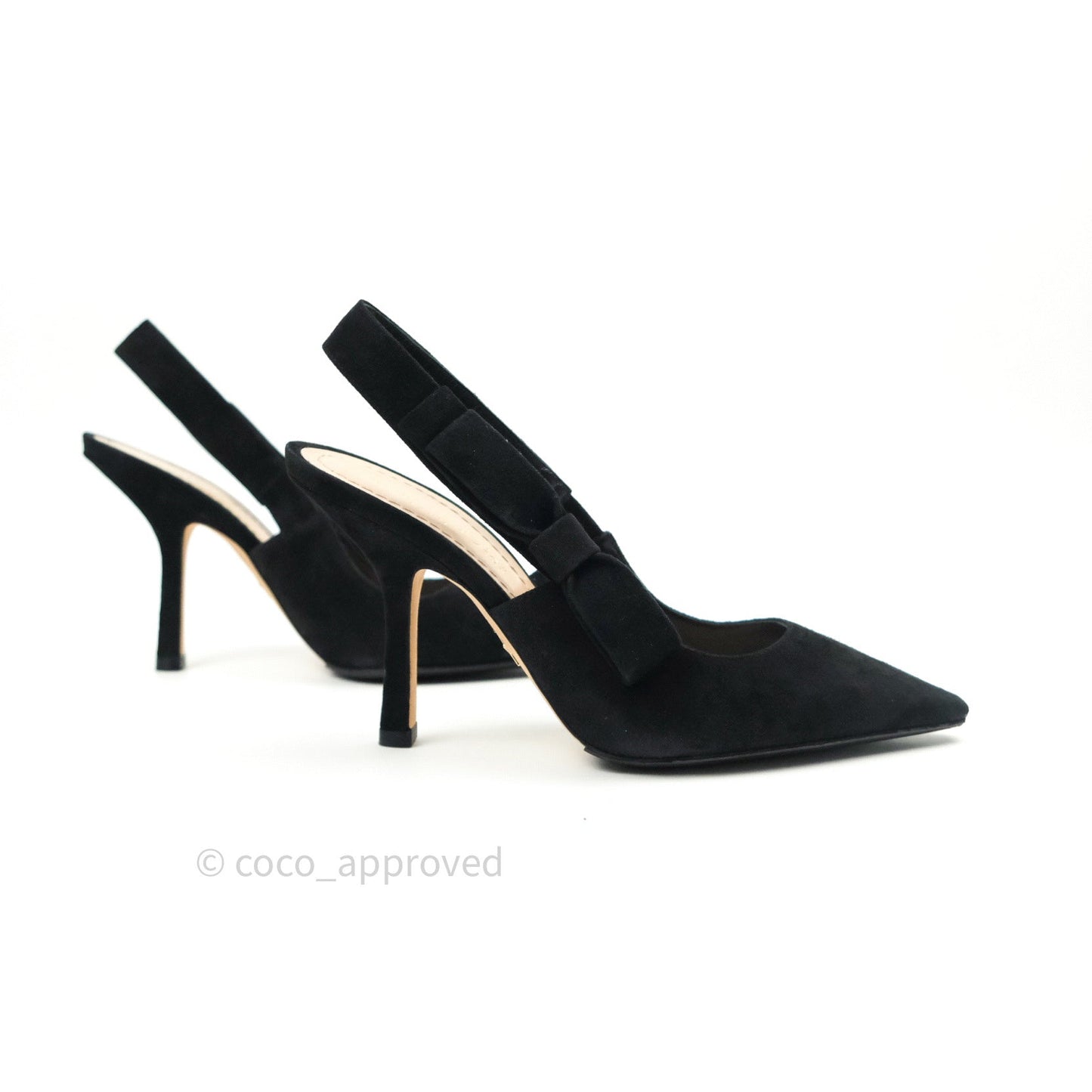 Dior Suede Black Heels Size 36