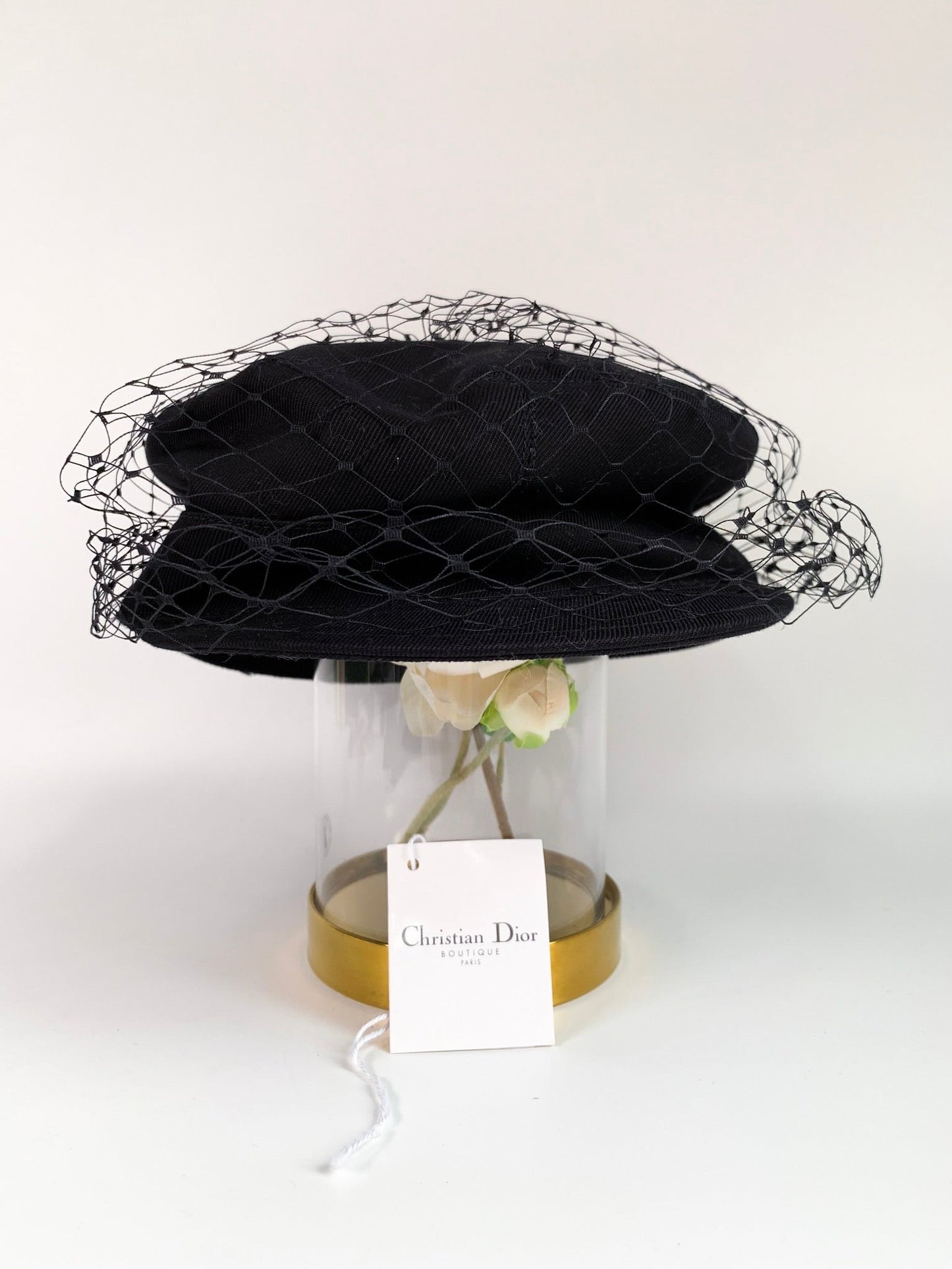 Dior Black Arty Veil Cotton Cap