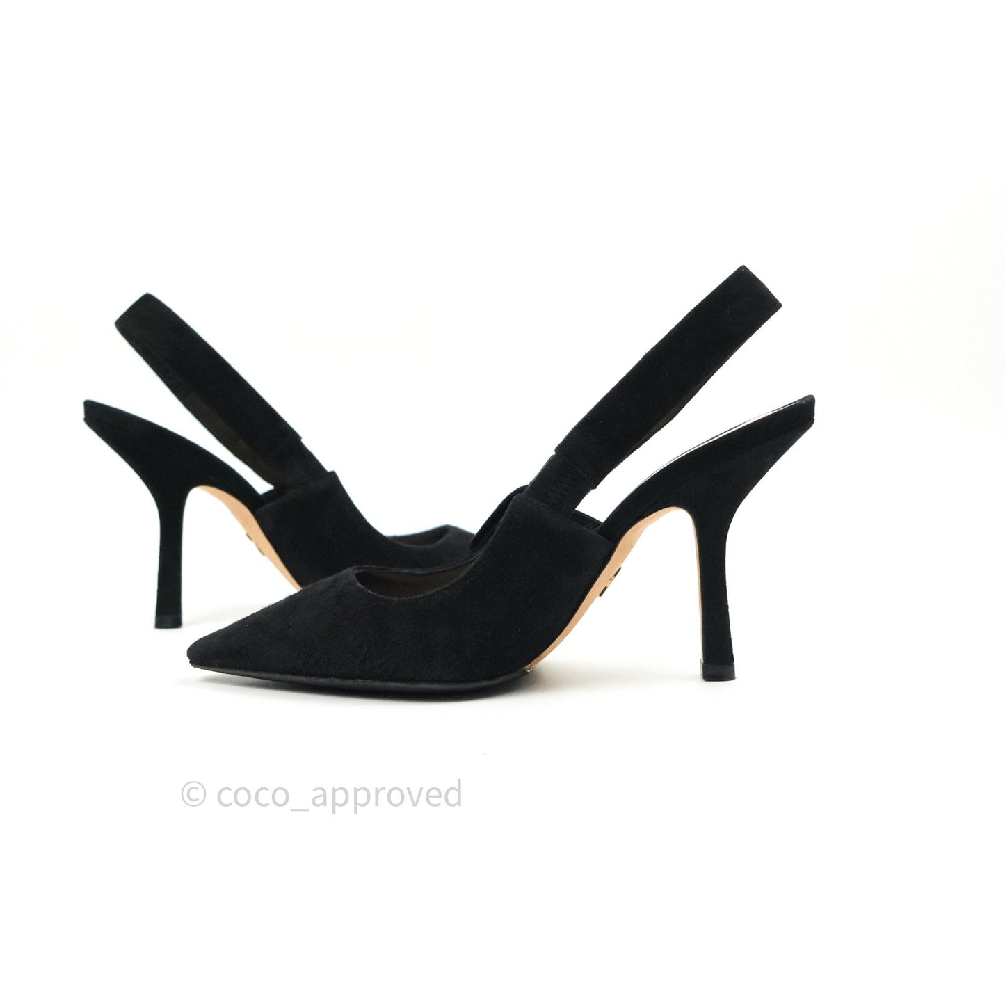 Dior Suede Black Heels Size 36