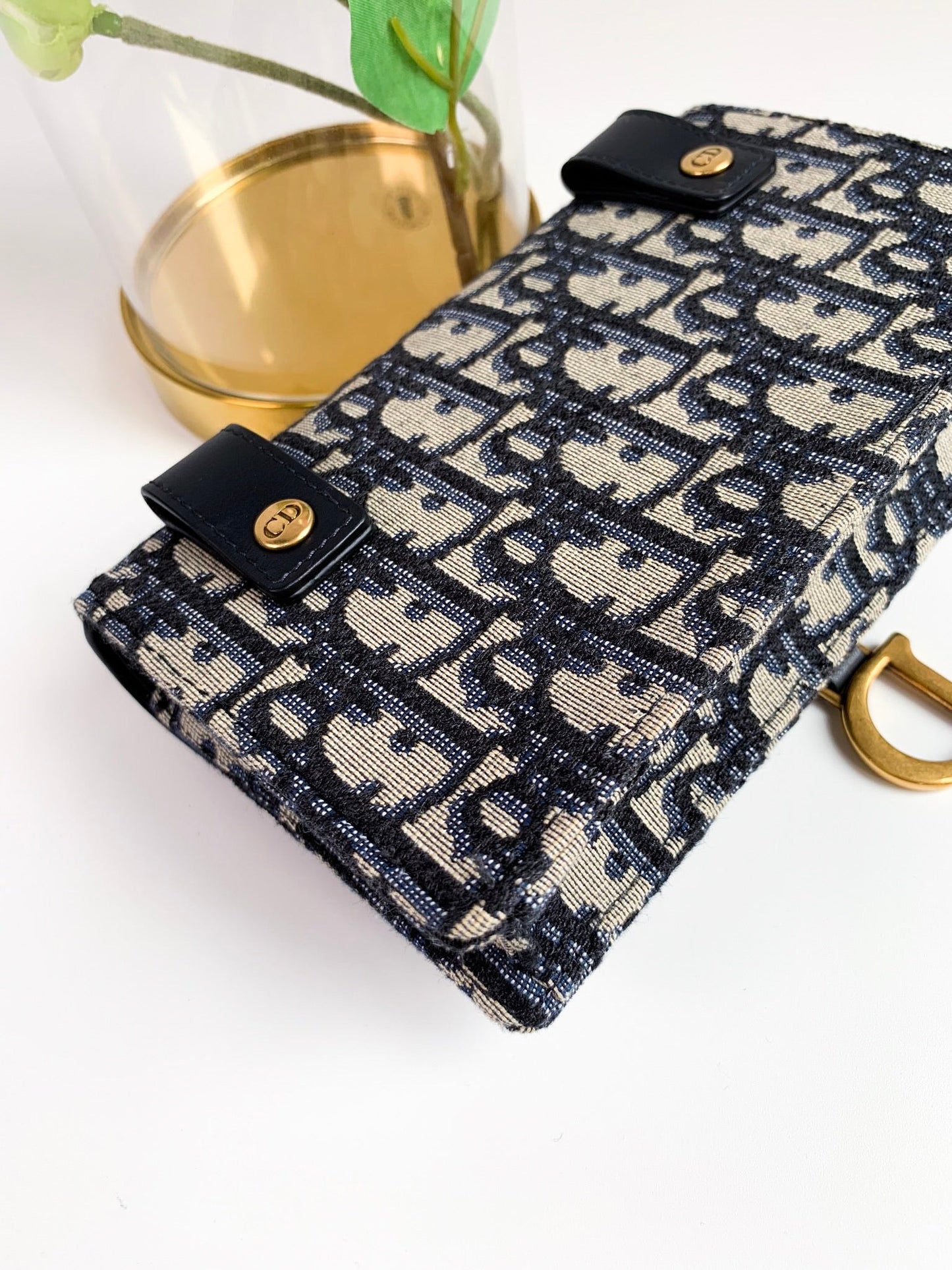 Dior Oblique Saddle Navy Belt Bag
