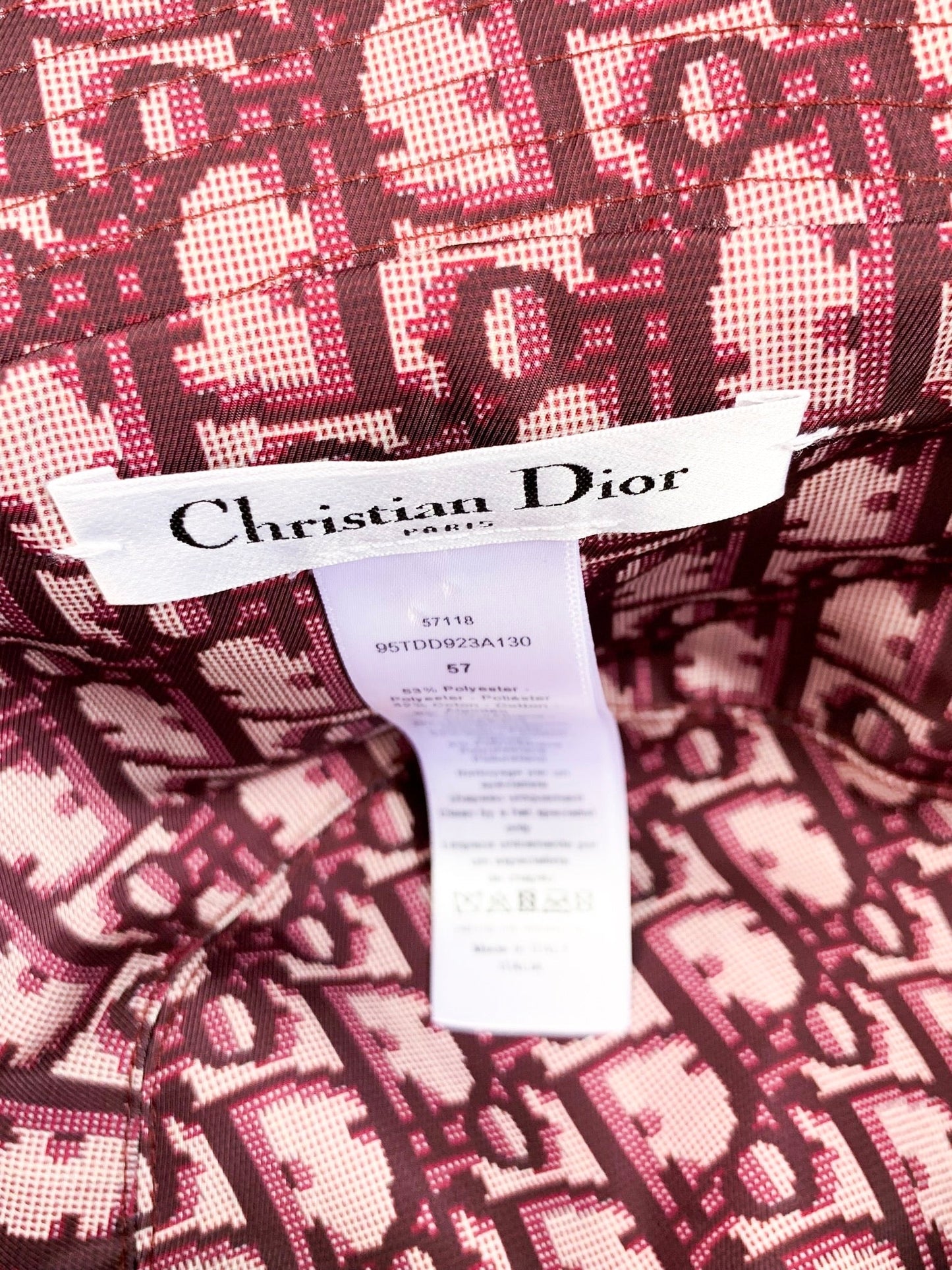 Dior Teddy D CD Oblique Bucket Hat