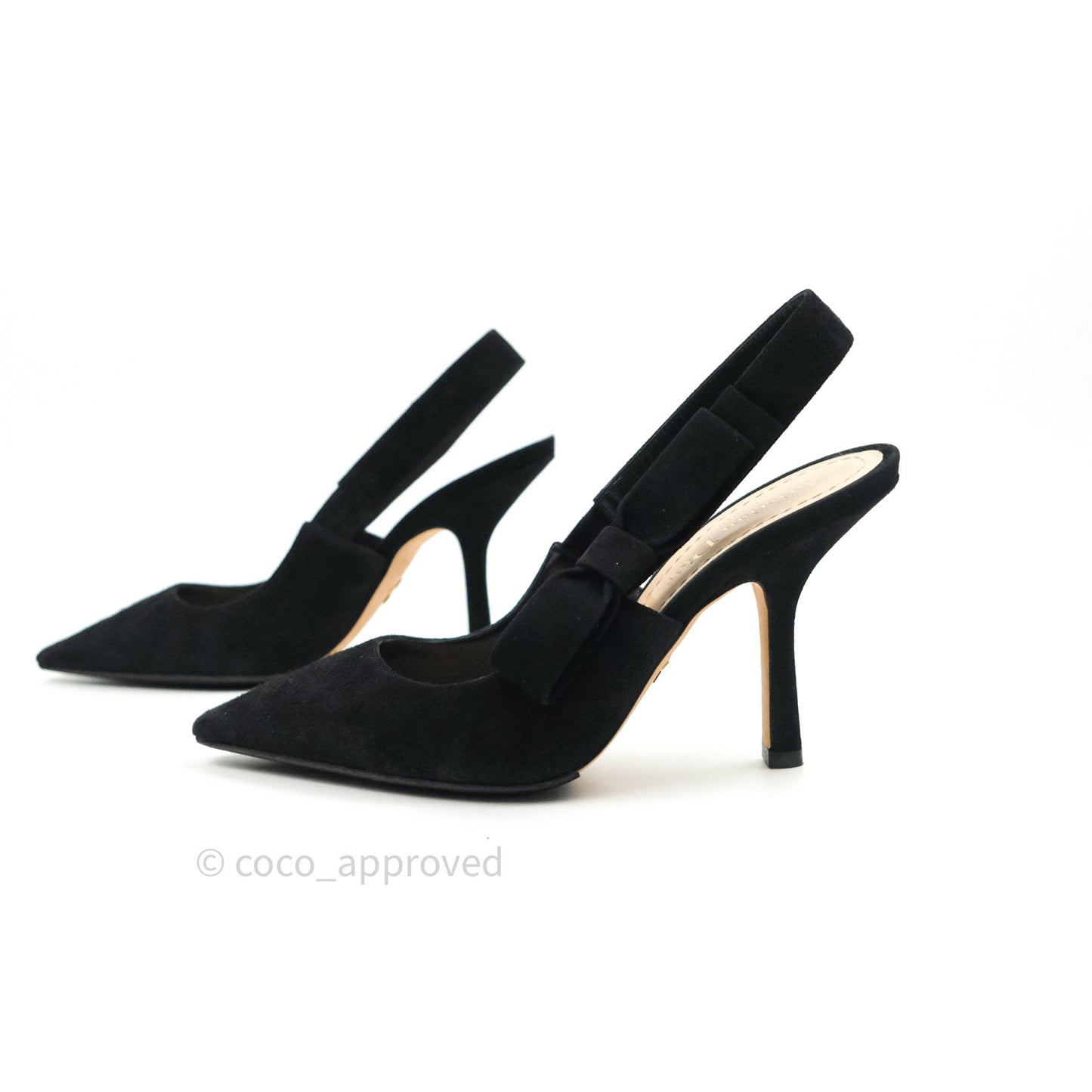 Dior Suede Black Heels Size 36