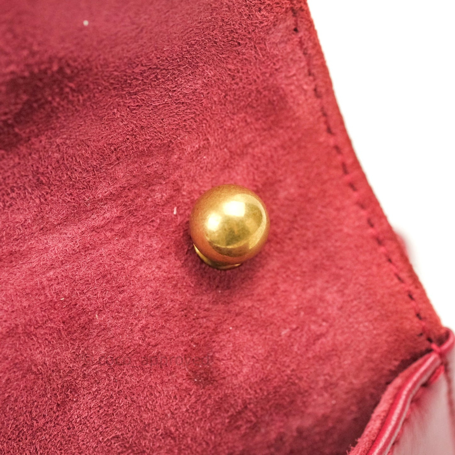 Christian Dior Lambskin Cannage Small Dioraddict Flap Bag Red Gold Hardware
