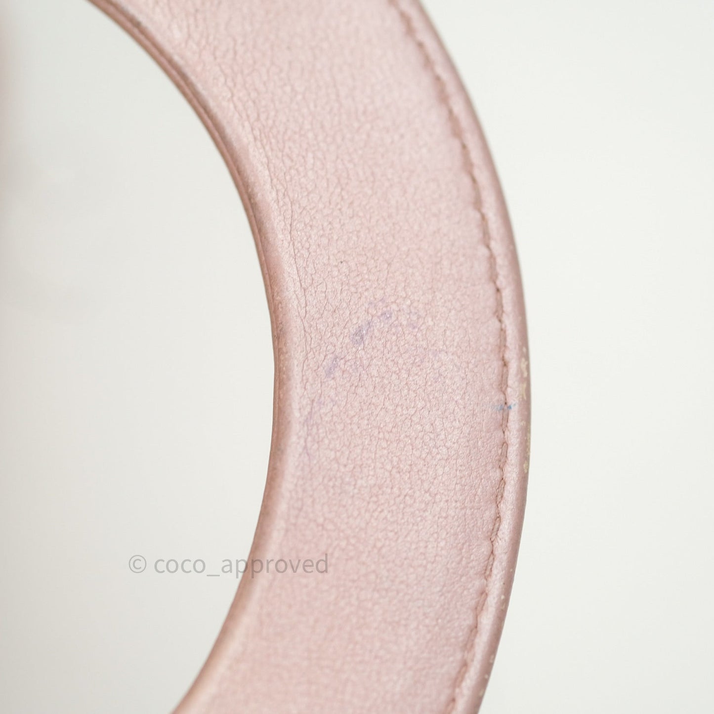 Christian Dior Calfskin Cannage Mini Lady Dior Pink