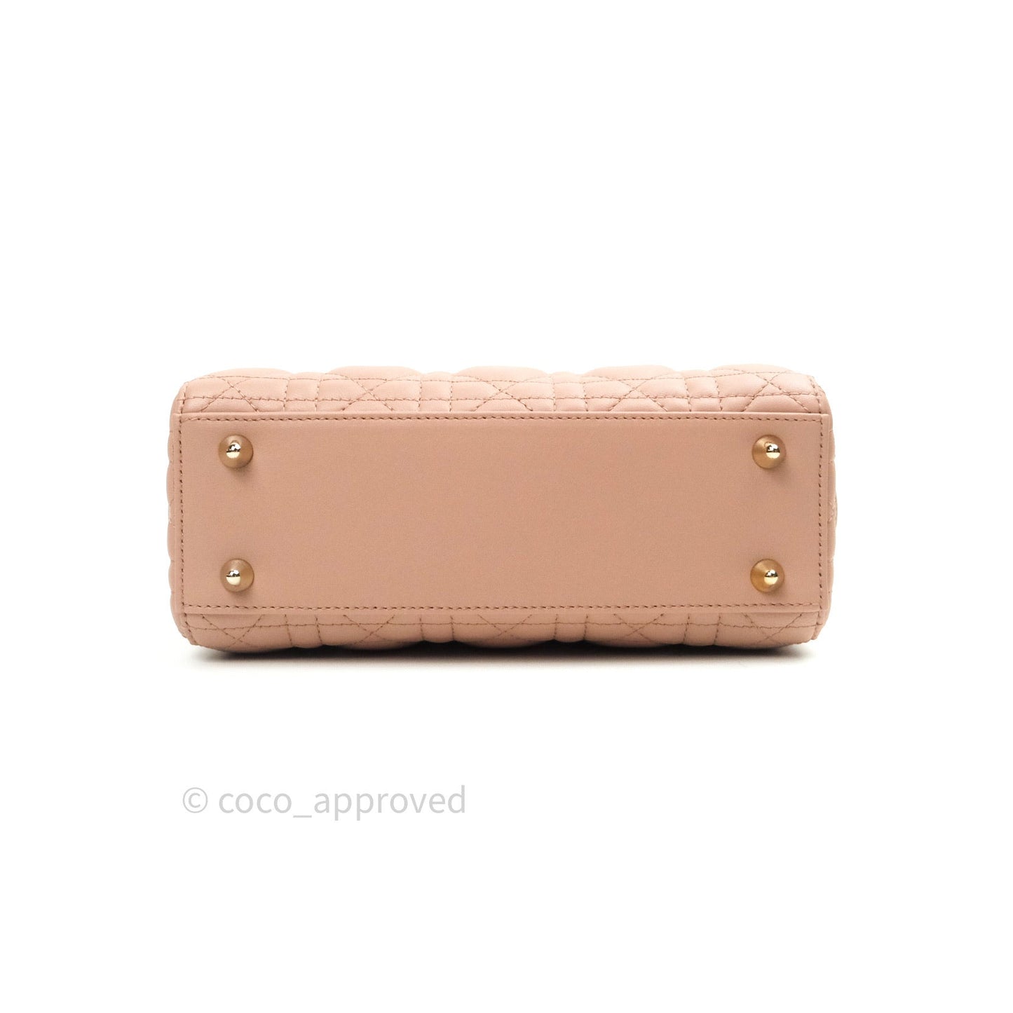 Christian Dior Lambskin My ABCDior Lady Dior Fard Gold Hardware