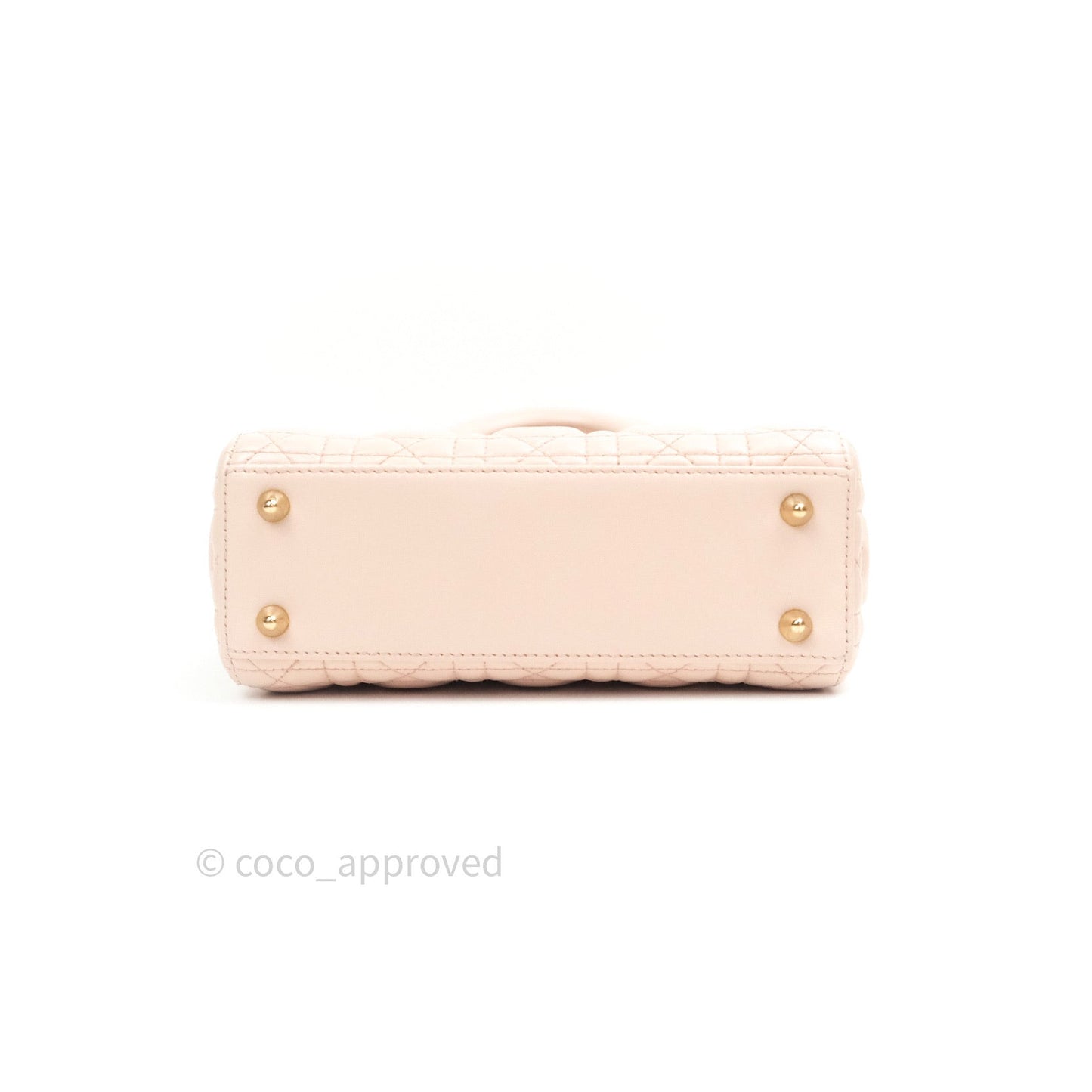 Christian Dior Lambskin My ABCDior Lady Dior Pink Gold Hardware