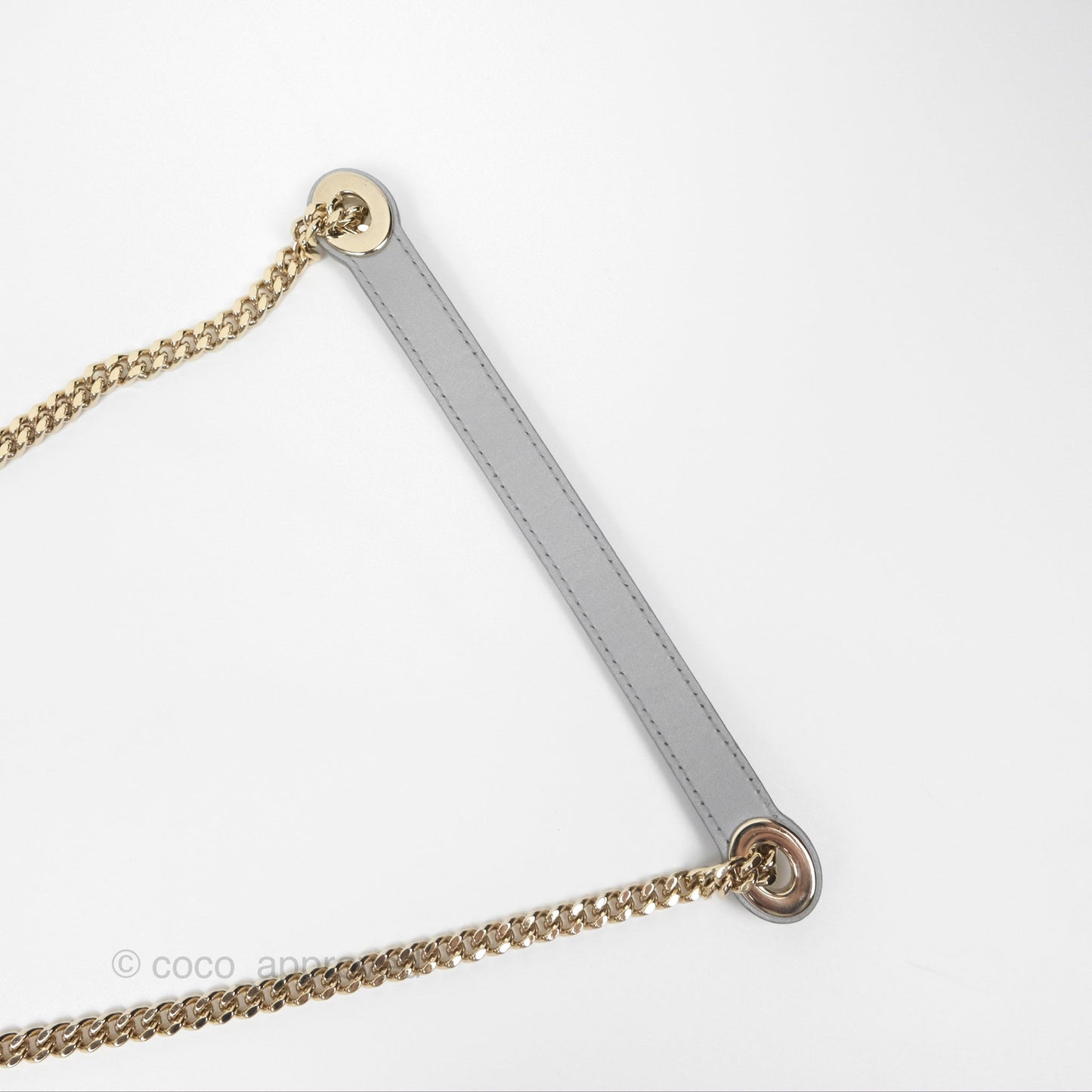 Christian Dior Cannage Mini Lady Dior Grey Gold Hardware