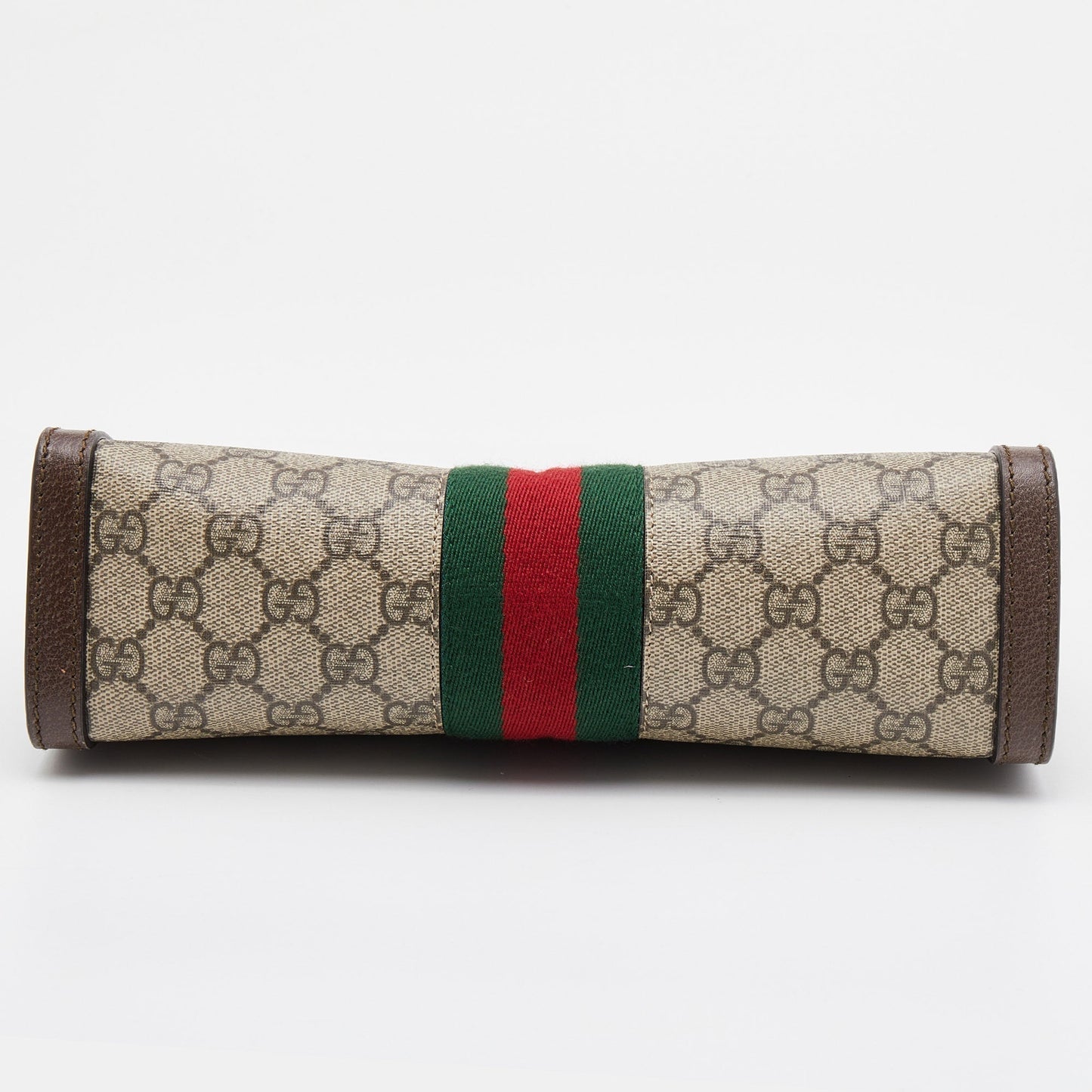 Gucci Beige/Brown GG Supreme Canvas Ophidia Shoulder Bag