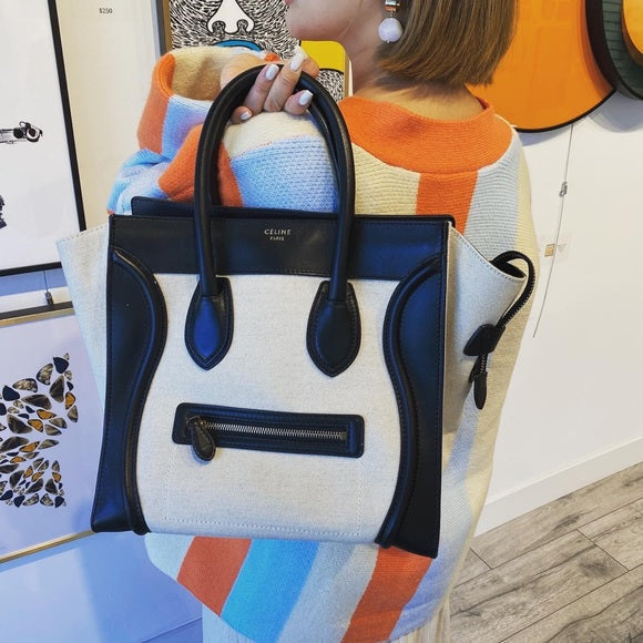 CELINE luggage cloth Handbag