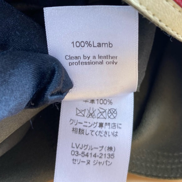 CELINE lambskin leather dress