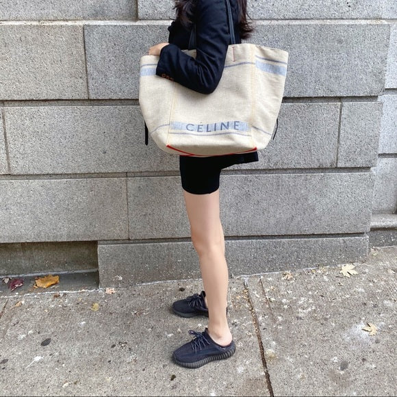 CELINE canvas tote