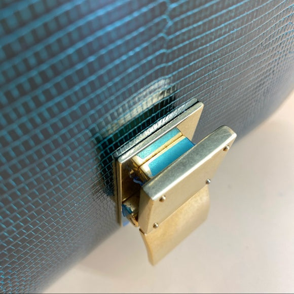 CELINE classic bag Lizard skin