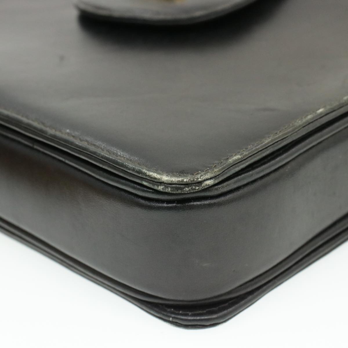 Celine Horse Carriage Shoulder Bag Black Leather rd764