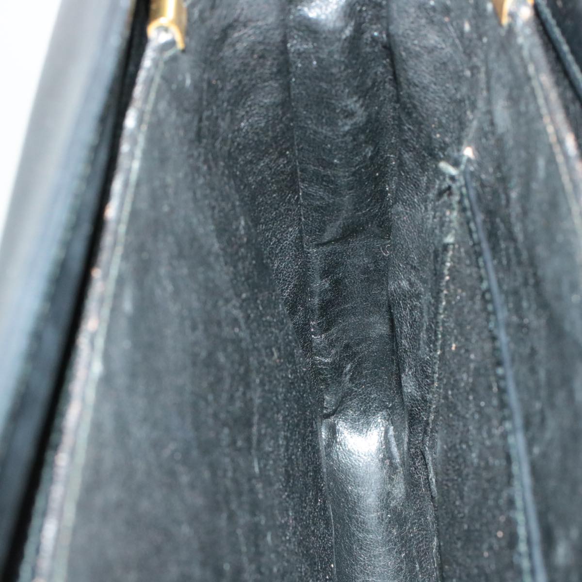 Celine Horse Carriage Shoulder Bag Black Leather rd764