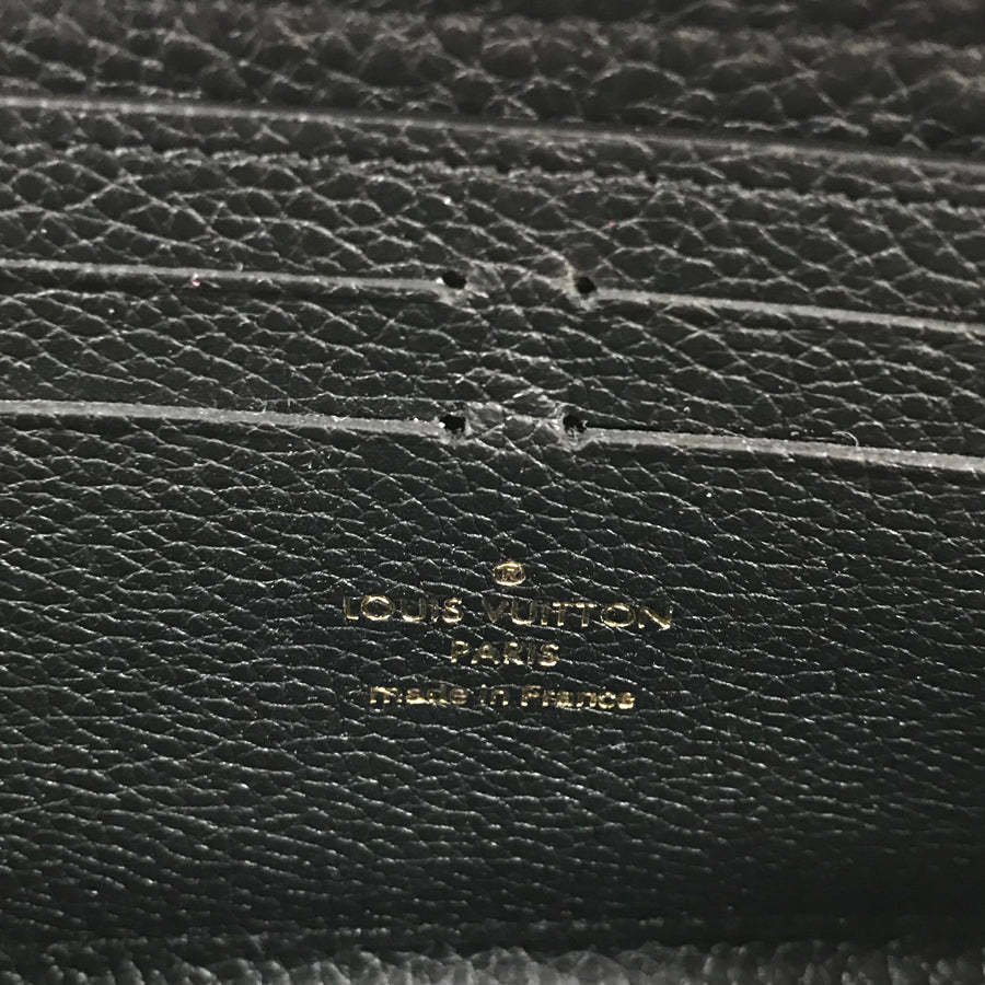 LOUIS VUITTON Monogram Empreinte Portefeuille Clemence M60171 Long wallet Round zipper