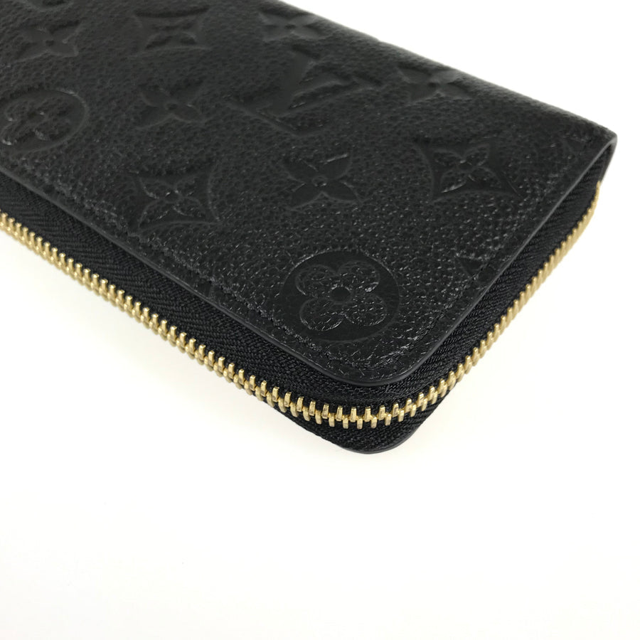 LOUIS VUITTON Monogram Empreinte Portefeuille Clemence M60171 Long wallet Round zipper