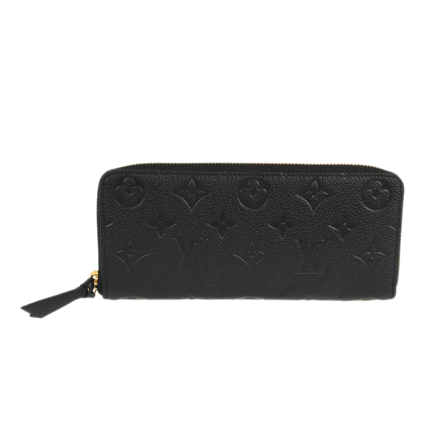 LOUIS VUITTON Monogram Empreinte Portefeuille Clemence M60171 Long wallet Round zipper