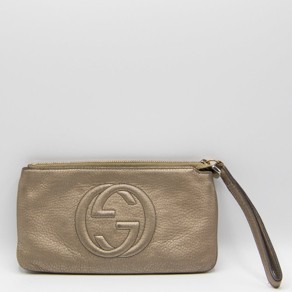 Gucci GG Soho Metalized Leather 295840