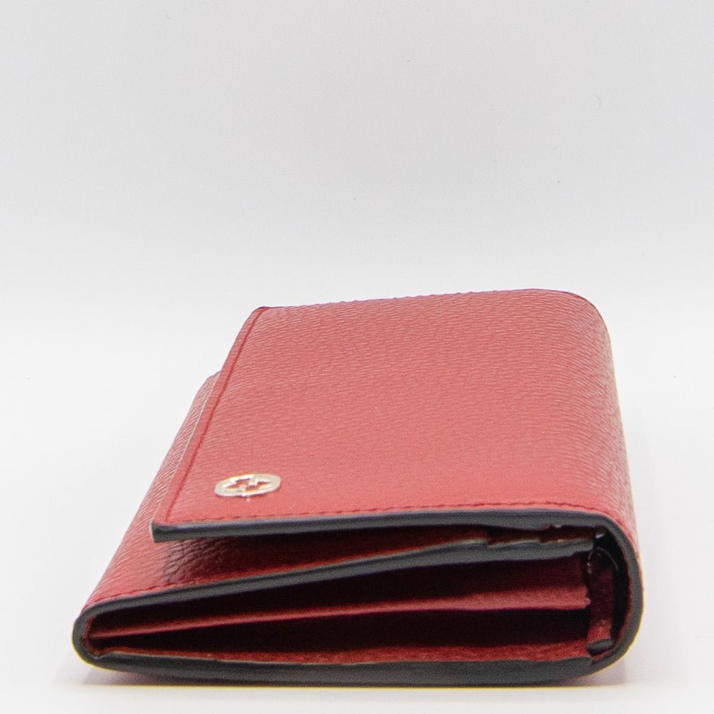 Gucci Red Leather GG Interlocking 449279