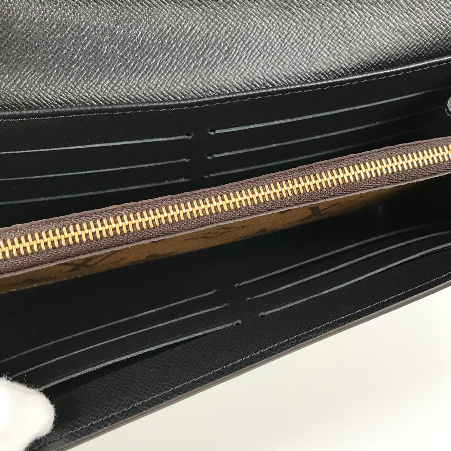 LOUIS VUITTON Monogram Giant Reverse Portefeiulle Sarah M80726 Long wallet Folding cover lid