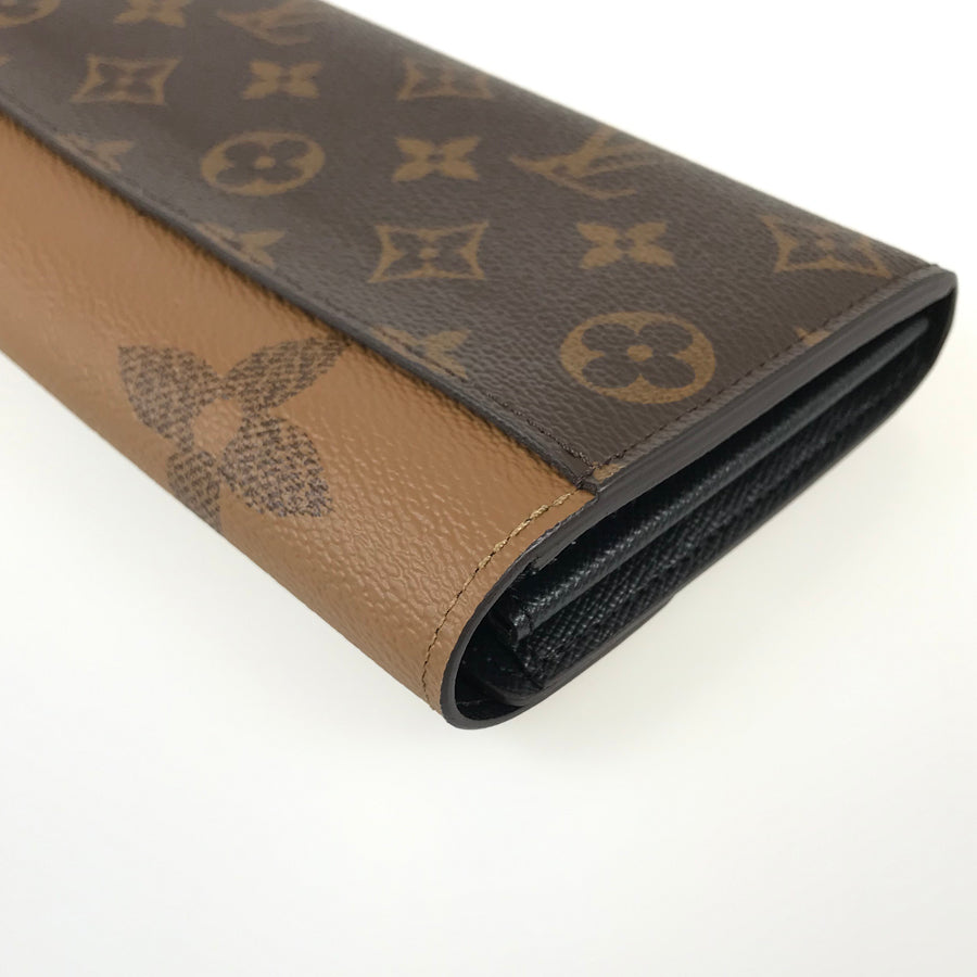 LOUIS VUITTON Monogram Giant Reverse Portefeiulle Sarah M80726 Long wallet Folding cover lid