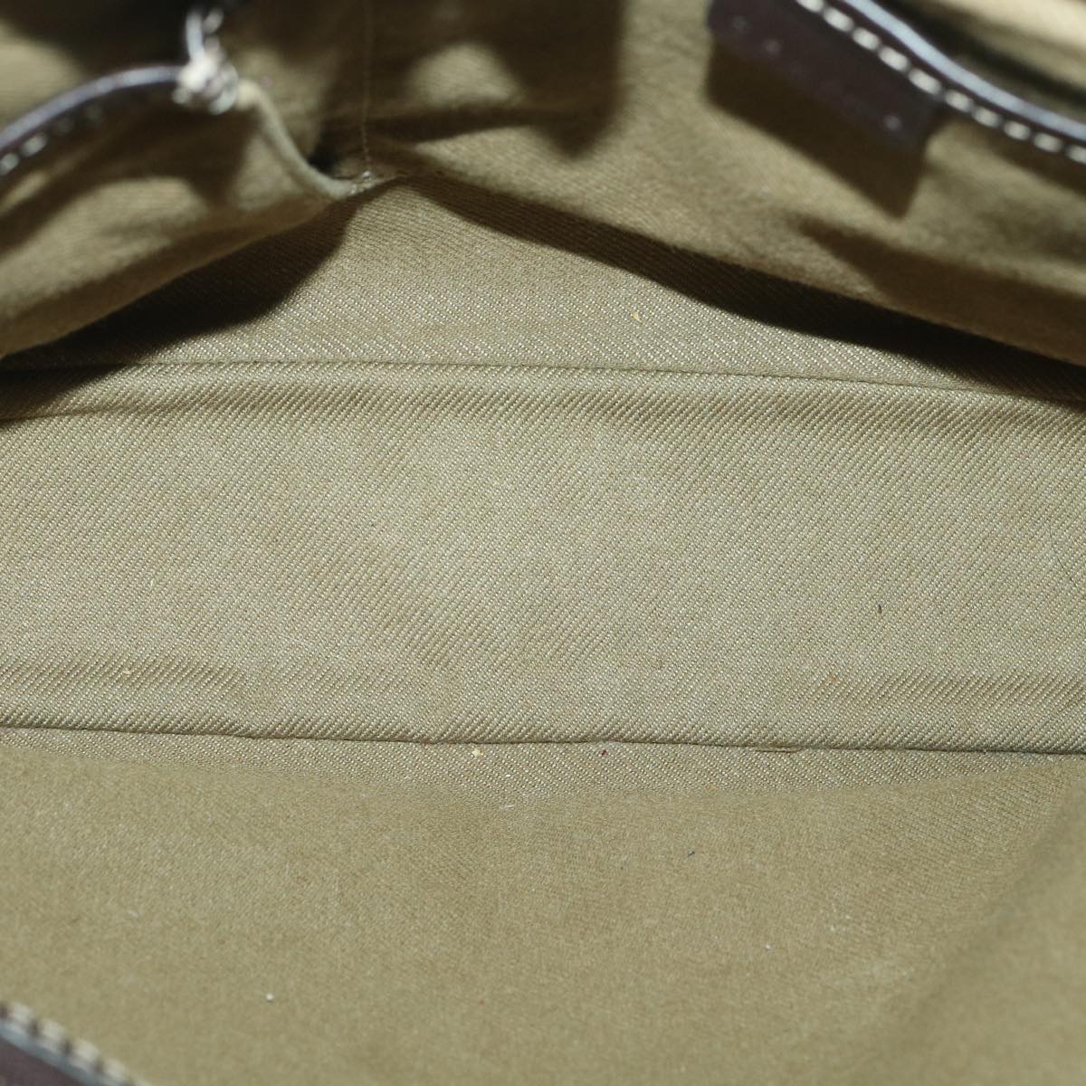Celine Paris Macadam Canvas Hand Bag Brown ti813