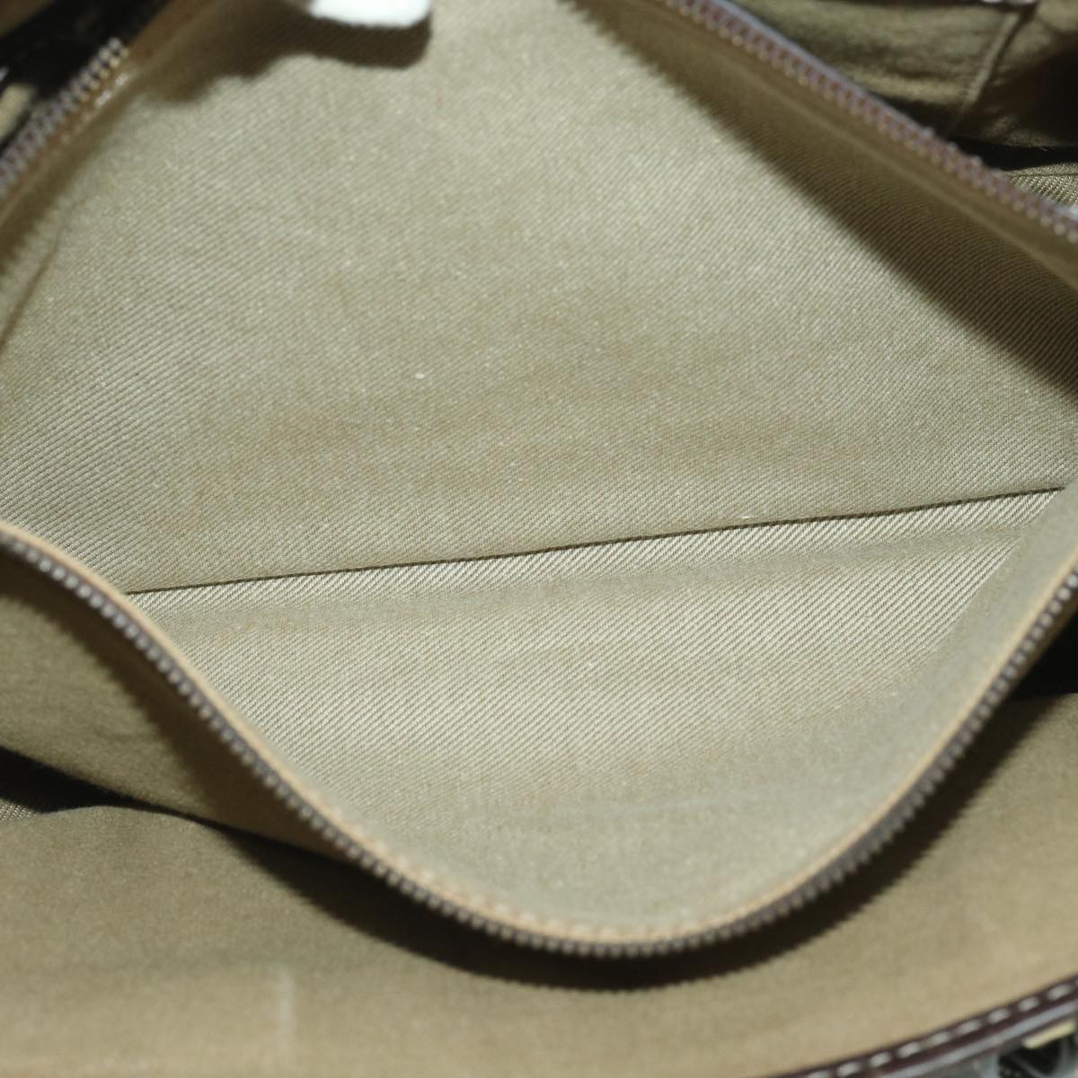 Celine Paris Macadam Canvas Hand Bag Brown ti813