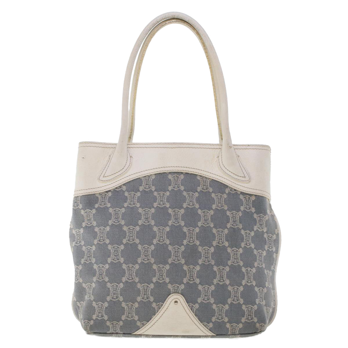 Celine Paris Macadam Canvas Tote Bag Blue yk7968