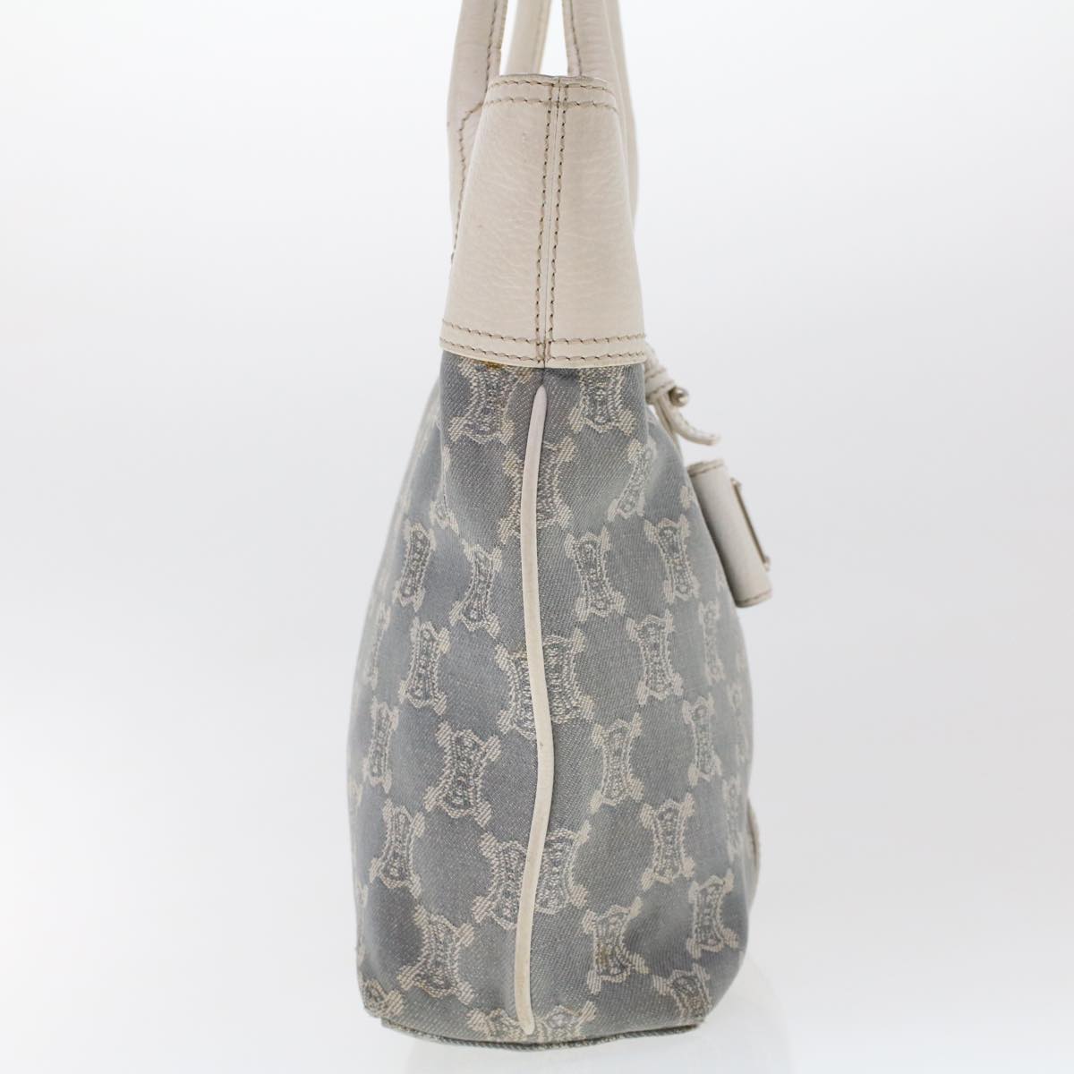 Celine Paris Macadam Canvas Tote Bag Blue yk7968