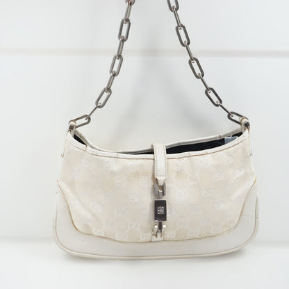 Gucci Hvid Skuldertaske