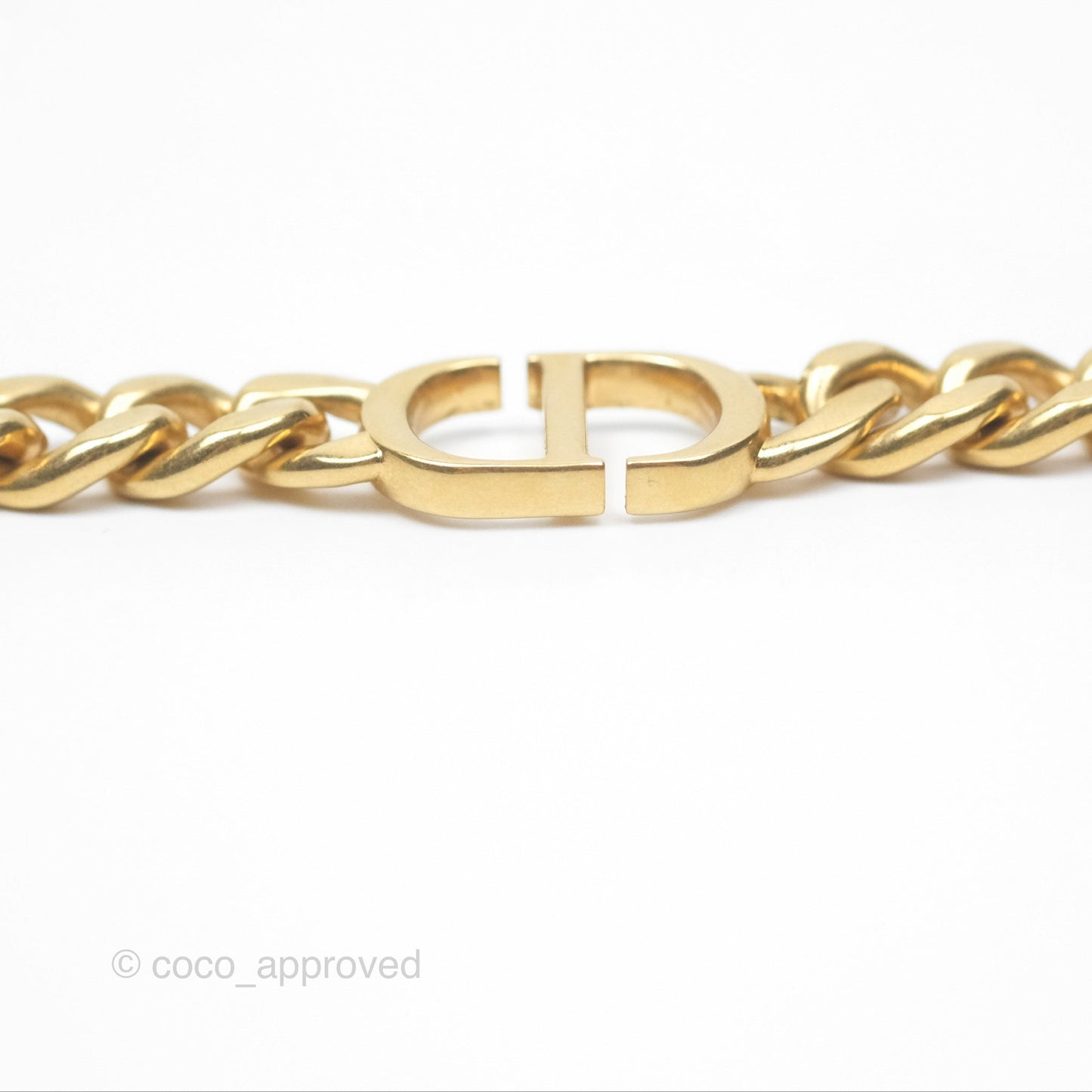 Christian Dior 30 Montaigne Choker Gold Tone