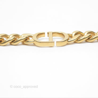 Christian Dior 30 Montaigne Choker Gold Tone