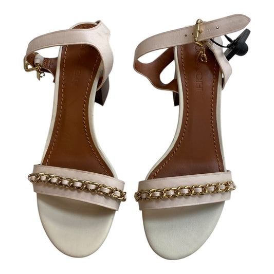 Shoes Designer By Coach In White, Size:8