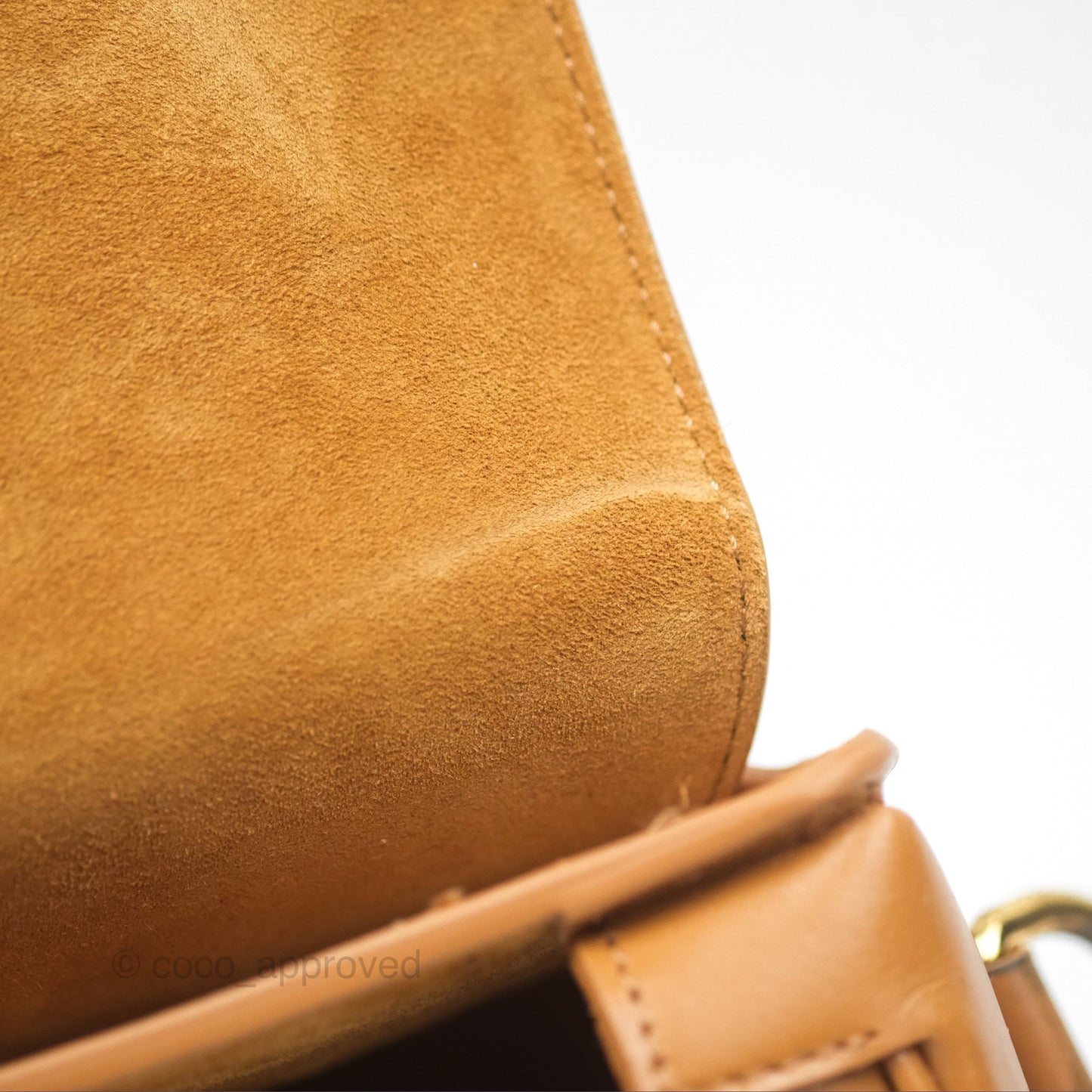 Christian Dior Medium Bobby Bag Camel Calfskin Gold Hardware