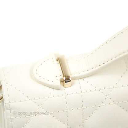 Dior Miss Dior Mini Bag Ivory White Cannage Lambskin
