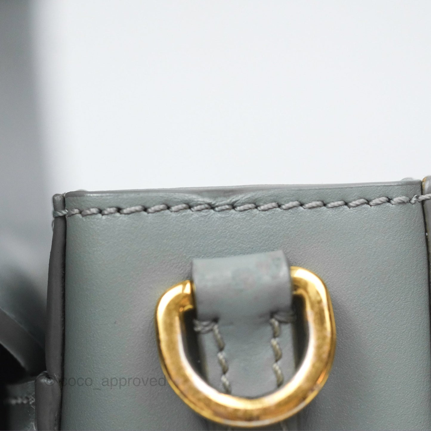 Christian Dior 30 Montaigne Box Bag Grey Calfskin