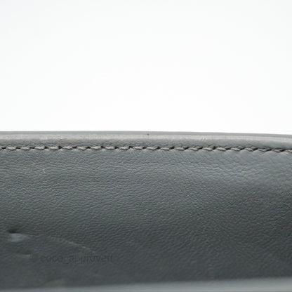 Christian Dior 30 Montaigne Box Bag Grey Calfskin
