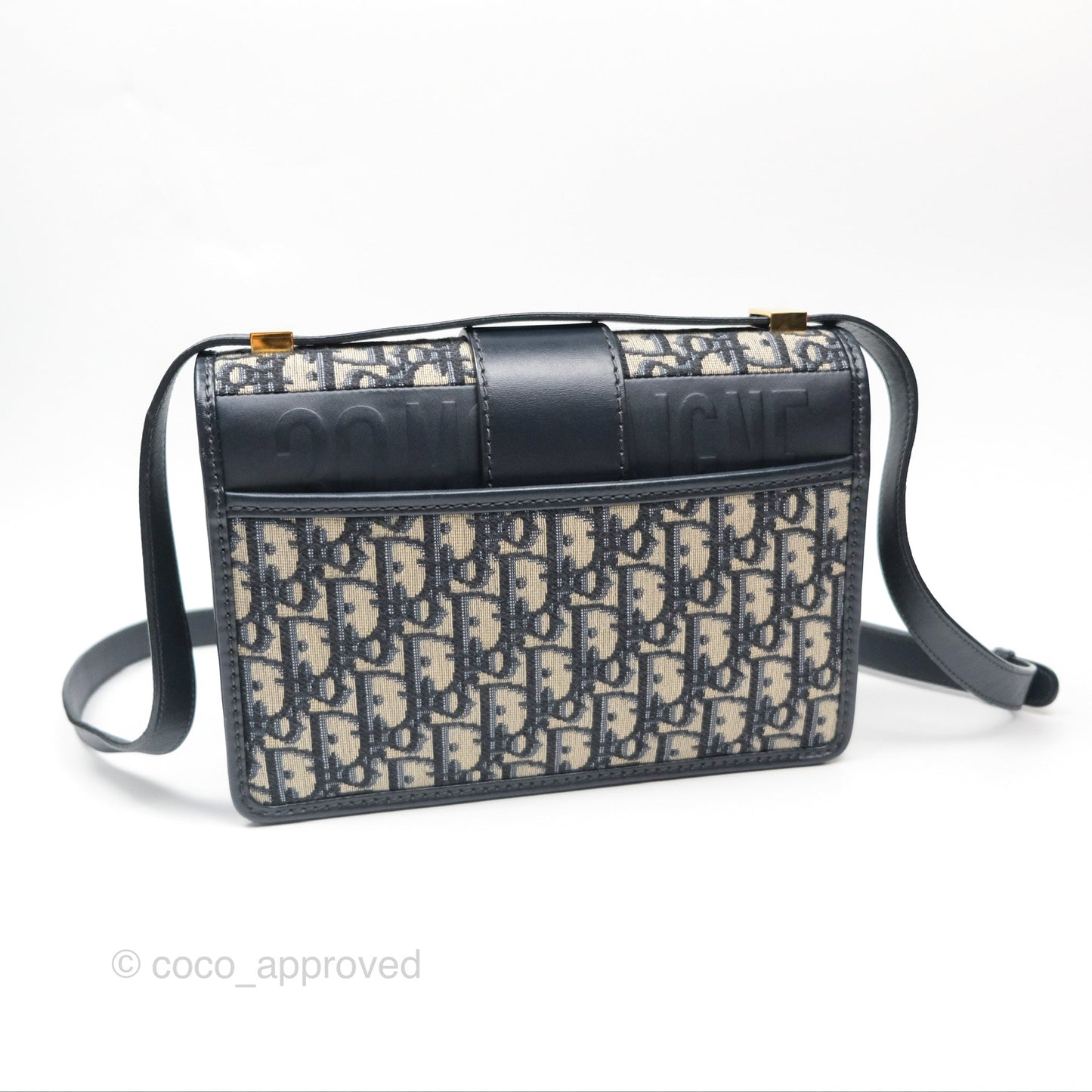 Dior 30 Montaigne Bag Navy Dior Oblique Jacquard