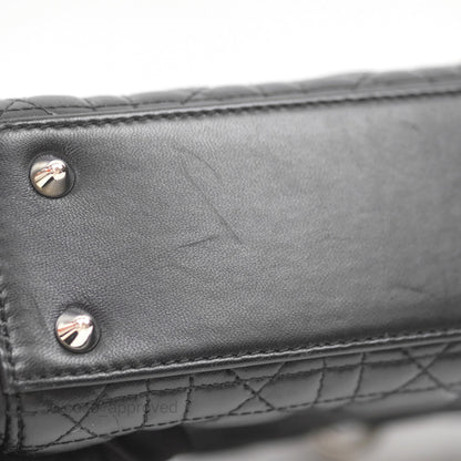Christian Dior My ABCDior Lady Dior Black Lambskin Silver Hardware