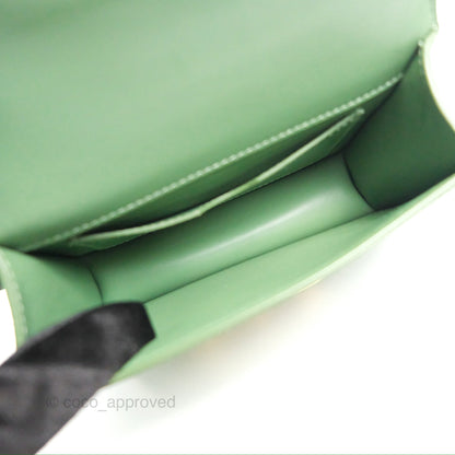 Dior Micro 30 Montaigne Flap Bag Mint Green Smooth Calfskin