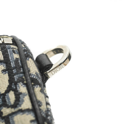 Christian Dior Roller Messenger Bag Beige and Black Dior Oblique Jacquard