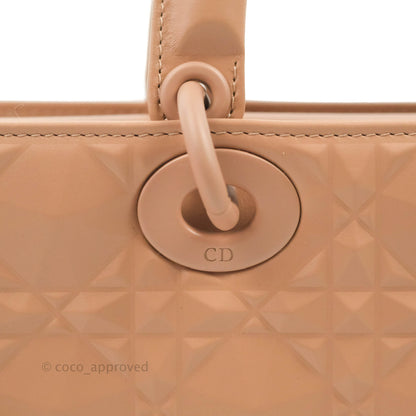 Dior Lady D-Joy Bag Rose Des Vents Cannage Calfskin with Diamond Motif