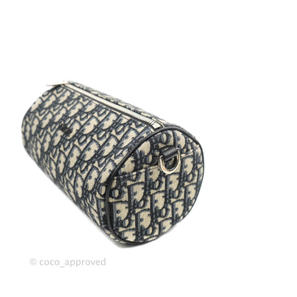 Christian Dior Roller Messenger Bag Beige and Black Dior Oblique Jacquard