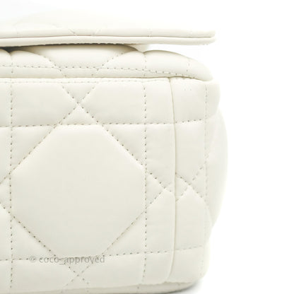 Christian Dior Medium Caro Bag Latte Matte Padded Macrocannage Calfskin