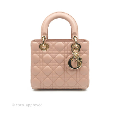 Christian Dior My ABCDior Lady Dior Fard Blush Lambskin Gold Hardware