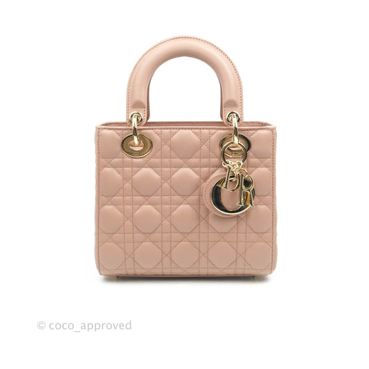 Christian Dior My ABCDior Lady Dior Fard Blush Lambskin Gold Hardware