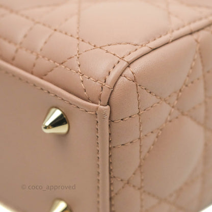 Christian Dior My ABCDior Lady Dior Fard Blush Lambskin Gold Hardware