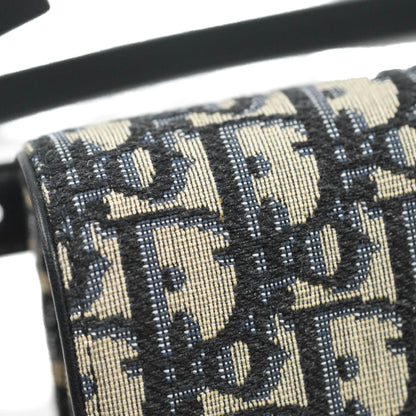 Christian Dior Blue Dior Oblique Jacquard Saddle Belt Pouch